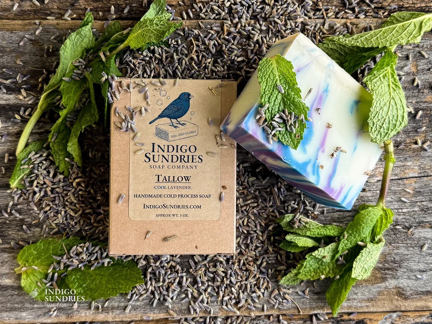 Cool Lavender - Tallow Soap